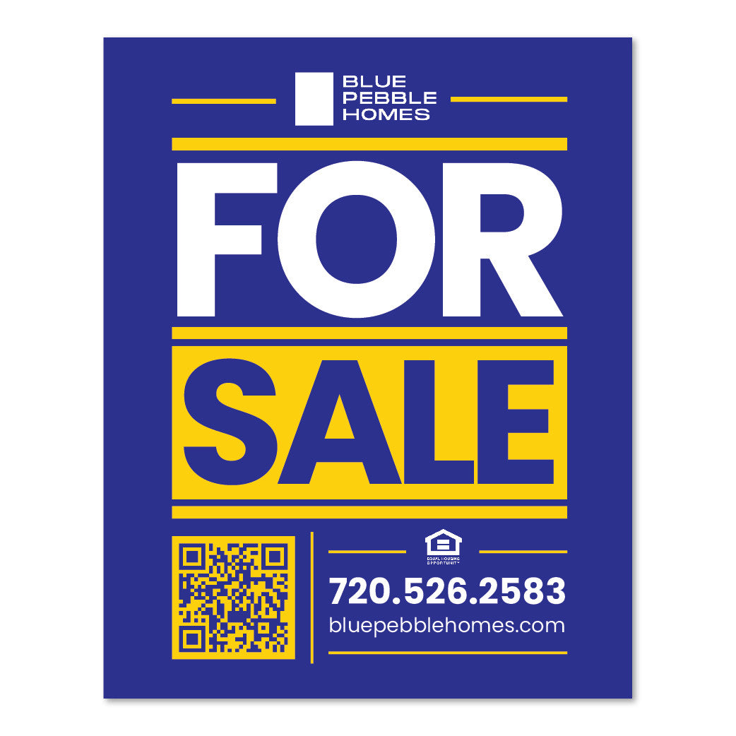 Blue Pebble Homes 30x24 Generic Real Estate Listing Panel