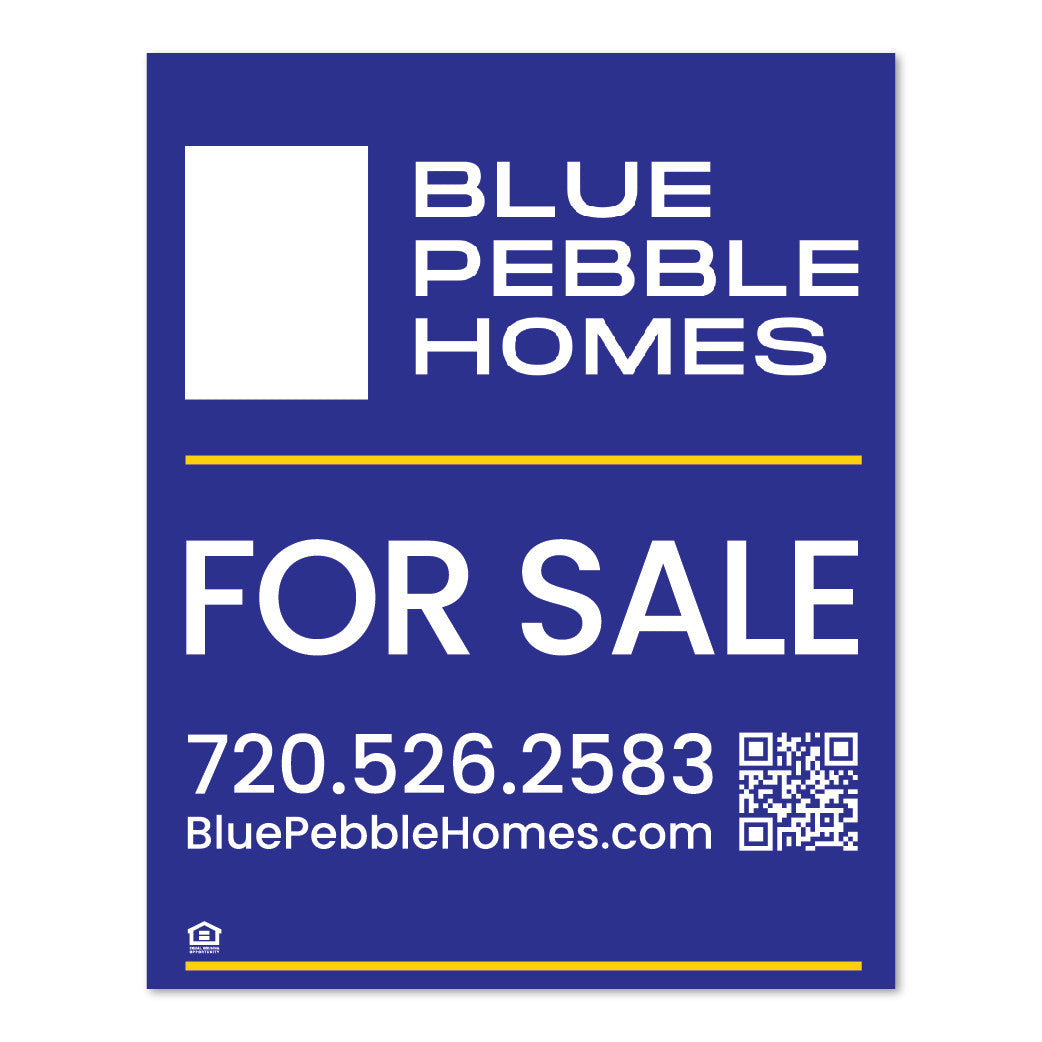 Blue Pebble Homes 30x24 Generic Real Estate Listing Panel