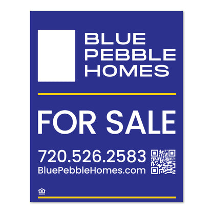 Blue Pebble Homes 30x24 Generic Real Estate Listing Panel