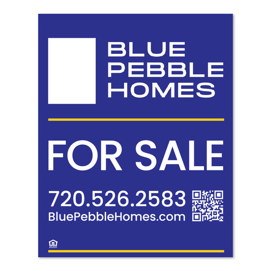 Blue Pebble Homes 30x24 Generic Real Estate Listing Panel