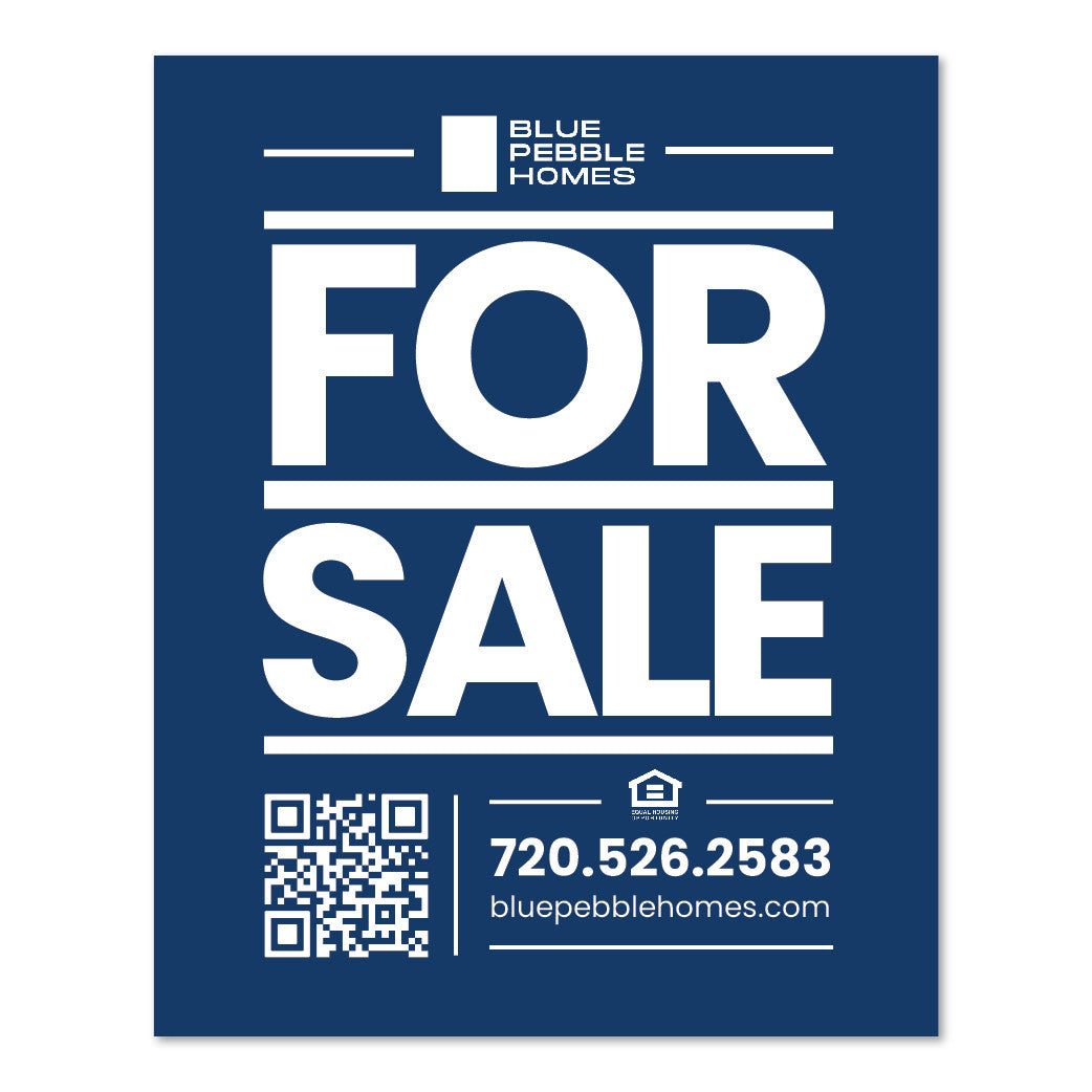 Blue Pebble Homes 30x24 Generic Real Estate Listing Panel