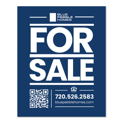 Blue Pebble Homes 30x24 Generic Real Estate Listing Panel