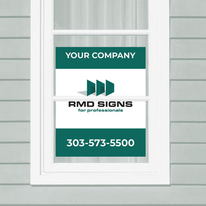 Corrugated Plastic Window Signs