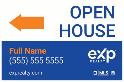 Agency Corrugated Open House Directionals