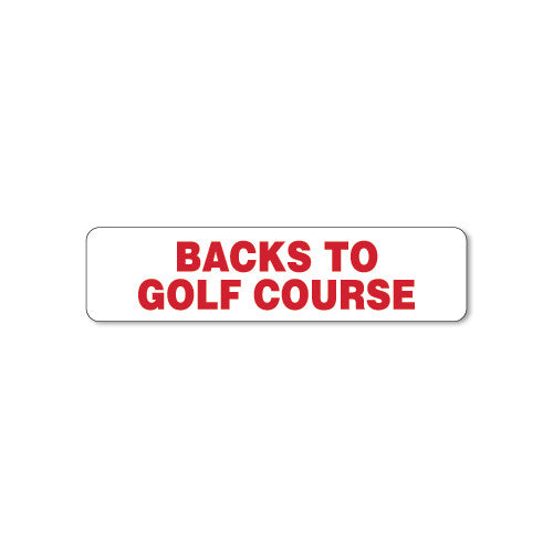 6x24 Rider BACKS TO GOLF COURSE