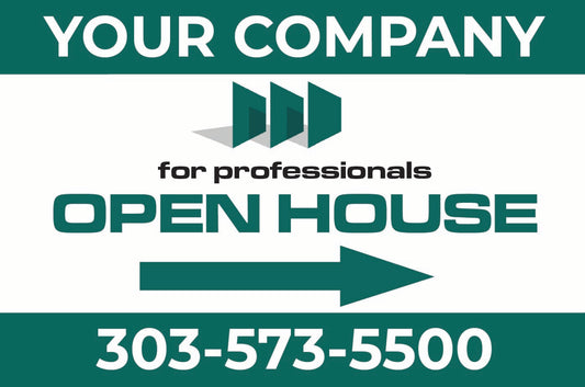 Custom Open House Directions