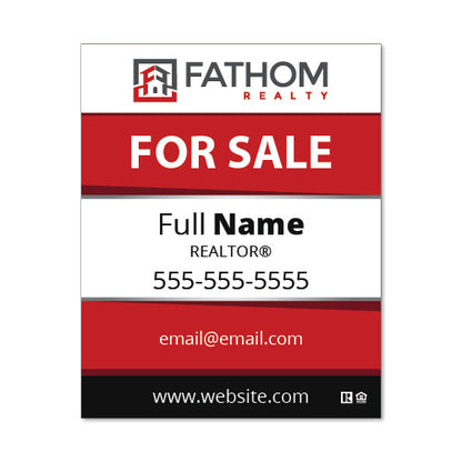 Fathom Realty 30x24 Listing Panel - Customizable