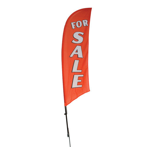 For Sale Feather Flag Red - Stake Type