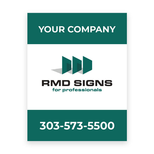 Agency Corrugated Plastic Window Signs